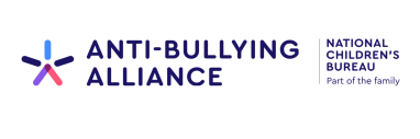 A logo for the Anti-Bullying Alliance, part of the NCB family