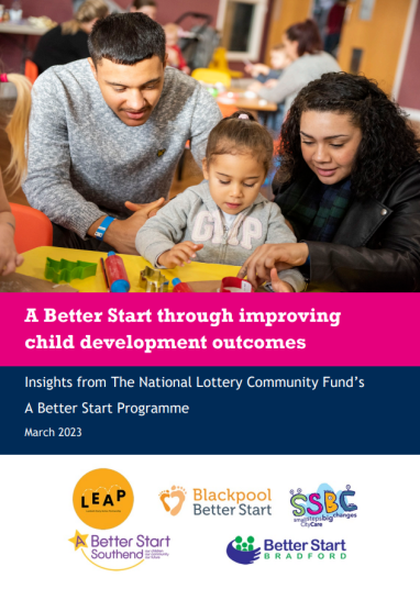 Cover of A Better Start Insight Report on child development