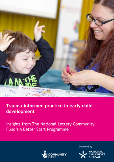 Cover of A Better Start Insight Report on trauma-informed practice