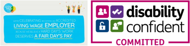 Living Wage Disability Confident Badges