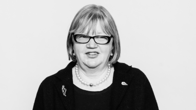 Dame Christine Lenehan smiling