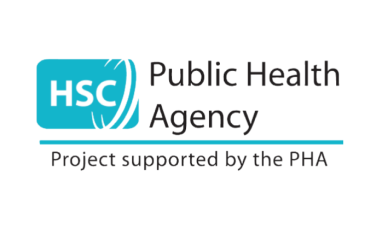 Logo of Public Health Agency with message: Project supported by the PHA