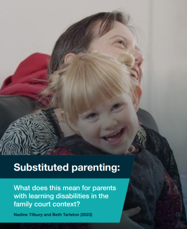 Front cover of easy read report on substituted parenting