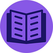 Open book graphic