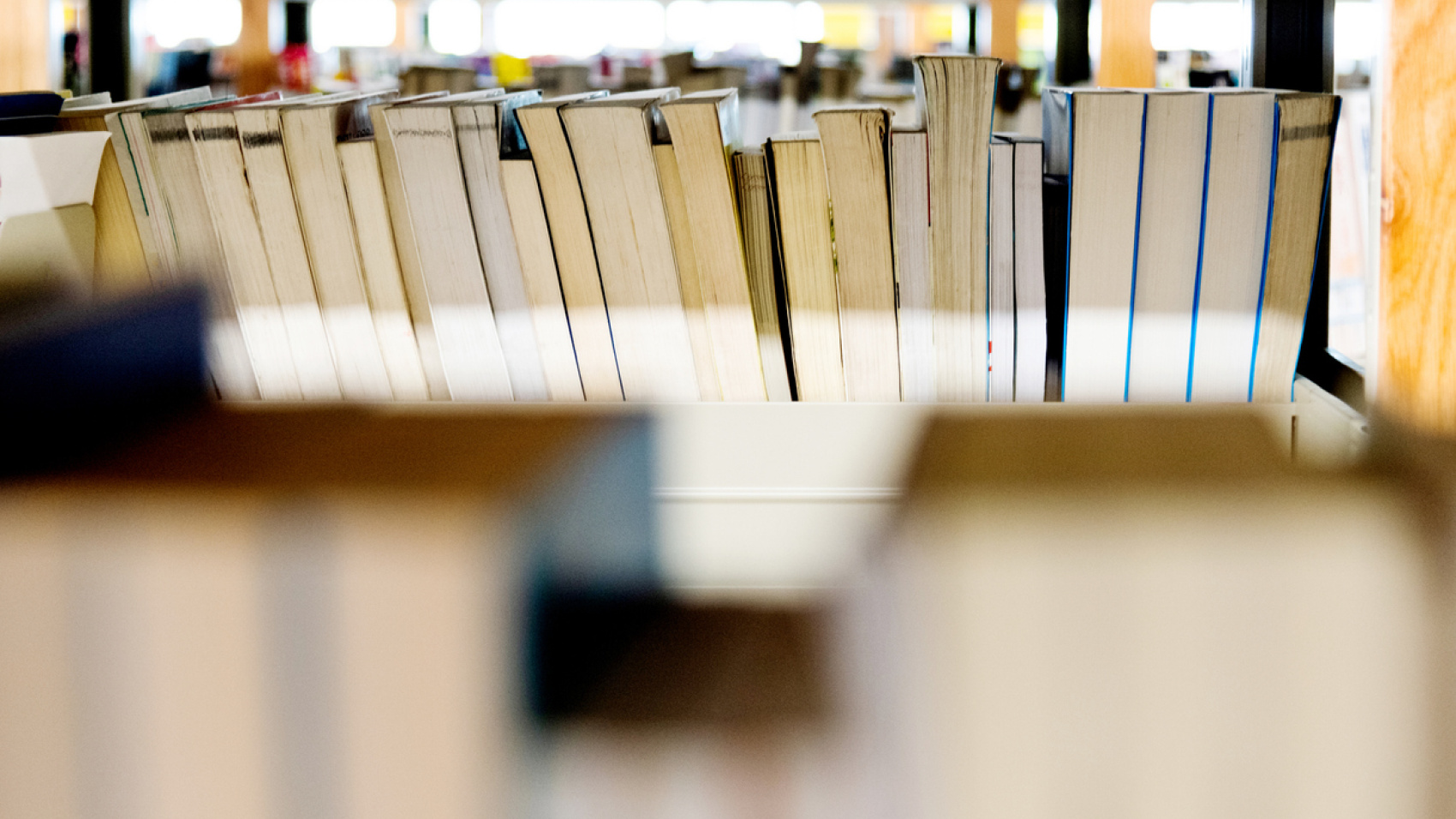 Photo of shelf of books
