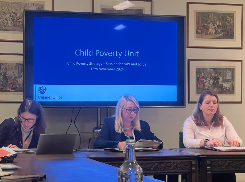 Jess Asato, Alison McGovern and Alex Fitzpatrick at APPGC meeting