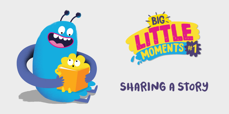Big Little Moments social media graphic