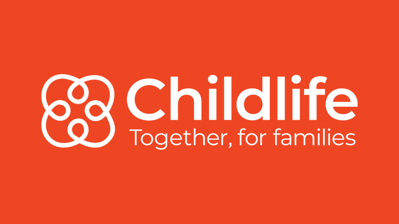 Childlife logo and strapline: "Together, for families"