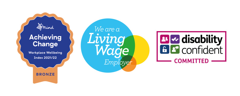 Mind Achieving Change, Living Wage Employer and Disability Confident accreditation