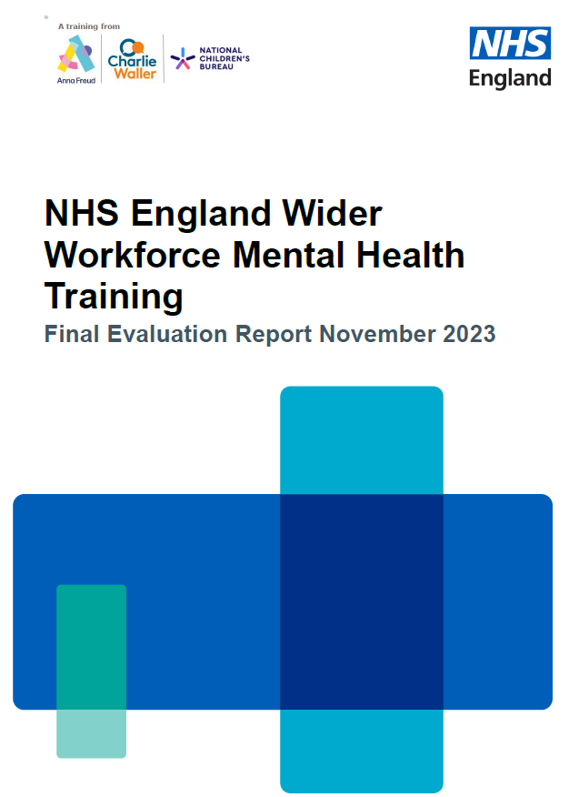 NHSE Wider Workforce Training Final evaluation front cover