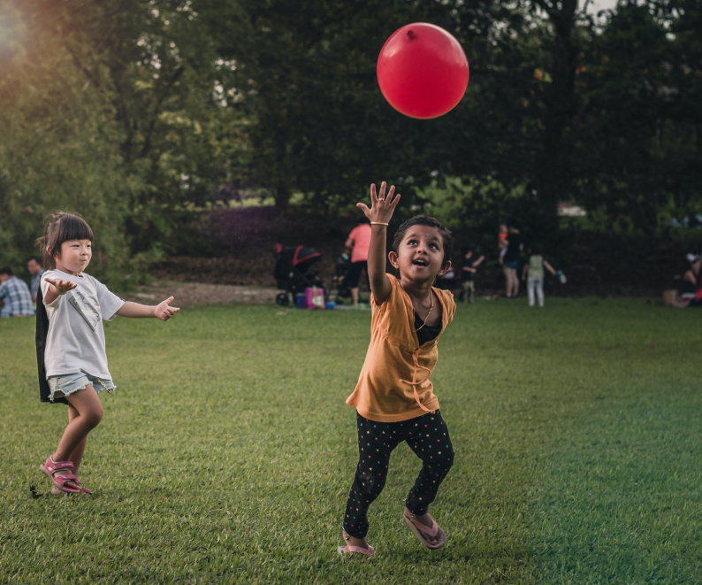 Children playing